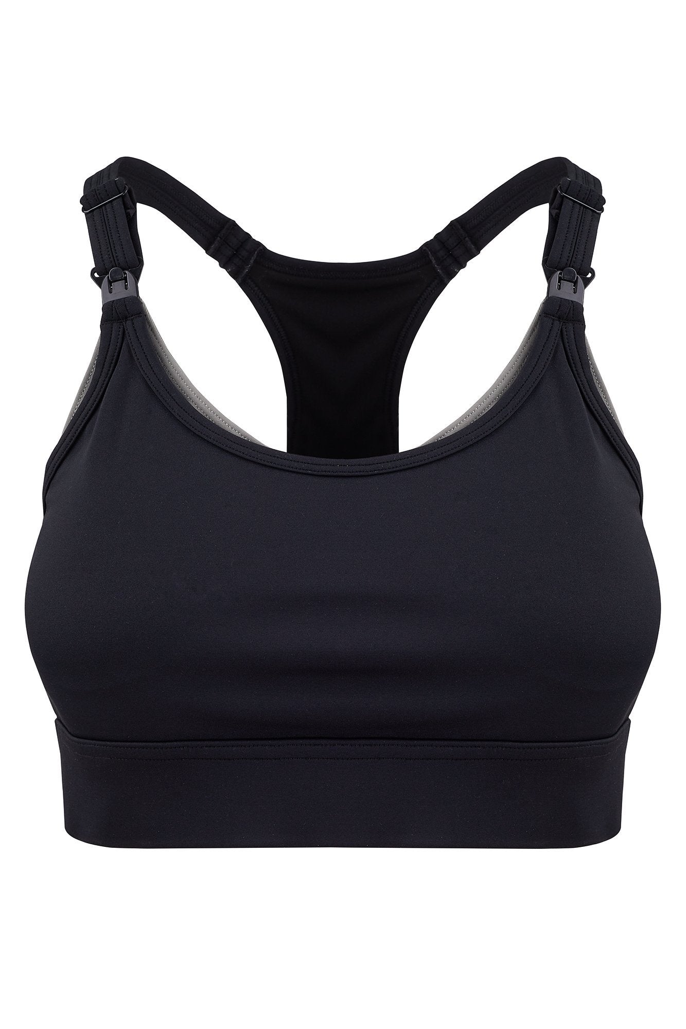 High Impact  Maternity and Feeding Sports Bra Black