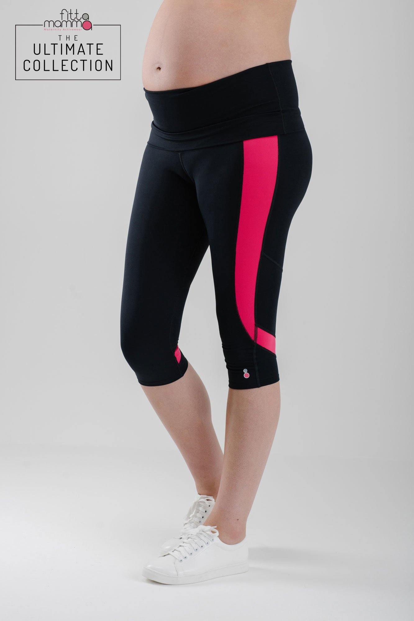 Ultimate Maternity Fitness Capri Leggings - FittaMamma